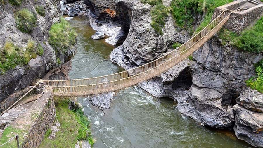 1 day excursion to Qeswachaka bridge and the 4 lagoons - Meeting the last Inca-origin suspension bridge