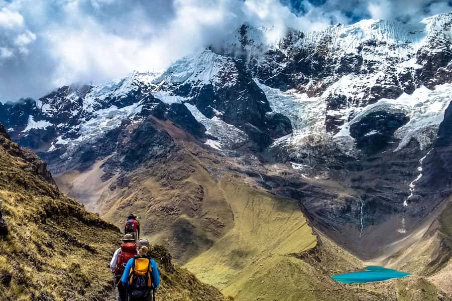 1 day excursion to the Humantay Lake from Cusco. - Hiking the two-hour route to Humantay Lagoon