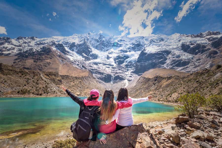 1 day excursion to the Humantay Lake from Cusco. - Reaching the turquoise water
