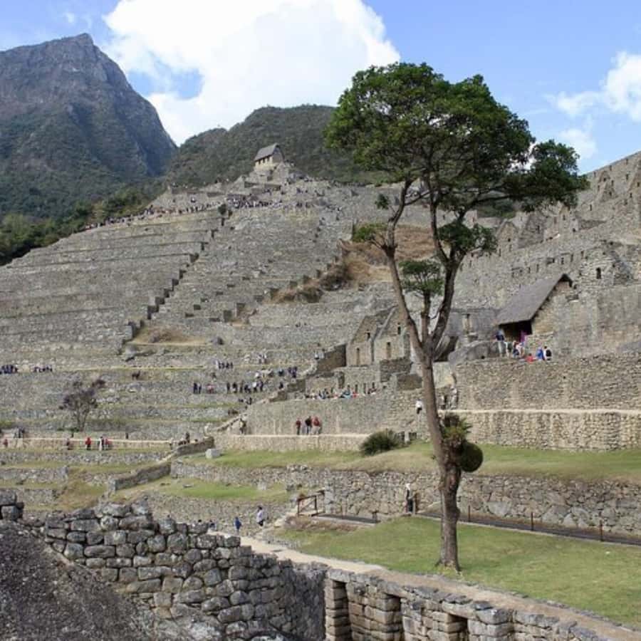 5-Day Classic Salkantay Trek to Machu Picchu return by Train - Llactapata and the first sight of Machu Picchu