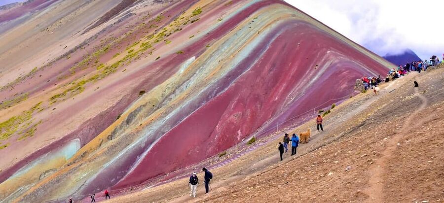 7 Colors Mountain - Returning to the parking area and Cusipata