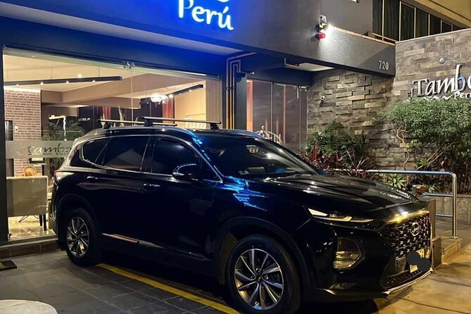 Airport Transportation Service With SUV - A quiet SUV ride through Lima traffic