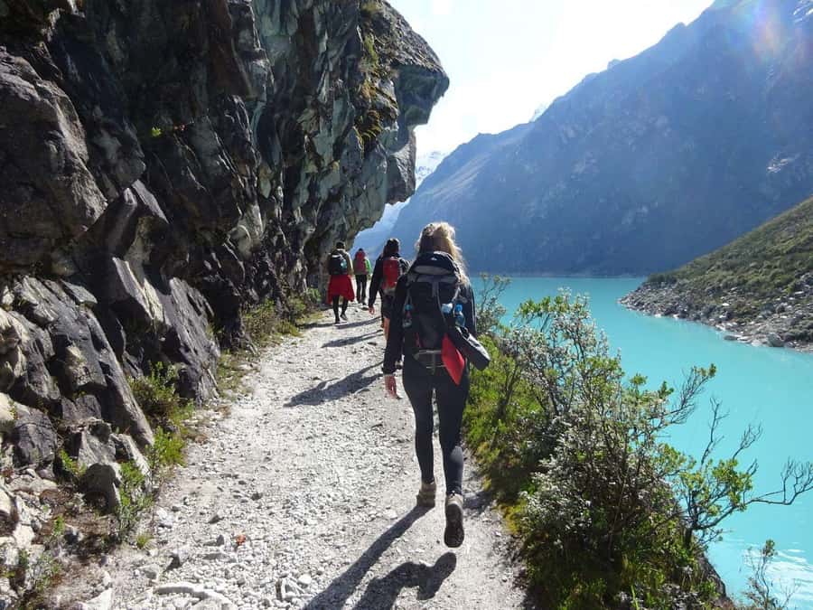 Ancash: Trekking to Paron Lagoon with Entrance | Full day| - The 40-minute climb to the viewpoint
