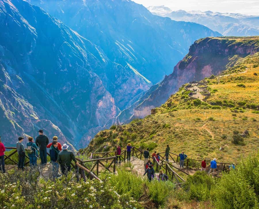 Arequipa: 2-day Colca Canyon Trekking, Ending in Puno - Maca, terraces, and the Chacapi hot springs option