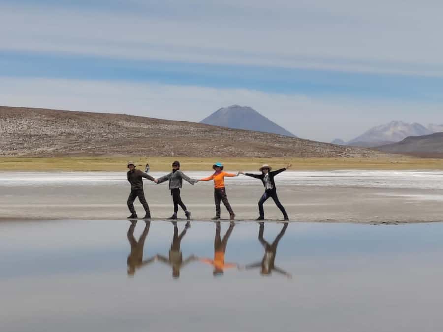 Arequipa: Full-Day Tour to Salinas Salt Lake - Walking beside the salt lake