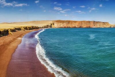 Ballestas island & Paracas reserve from PISCO CRUISESHIP TERMINAL