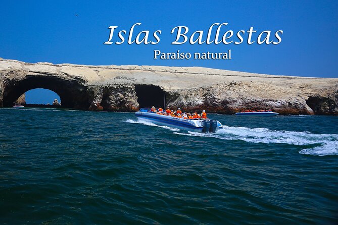 Ballestas Islands & National Reserve of Paracas from Ica - Seeing El Candelabro from the water