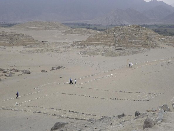 Caral The First Civilization in America - Full Day From Lima - Arriving at the 148-acre archaeological site
