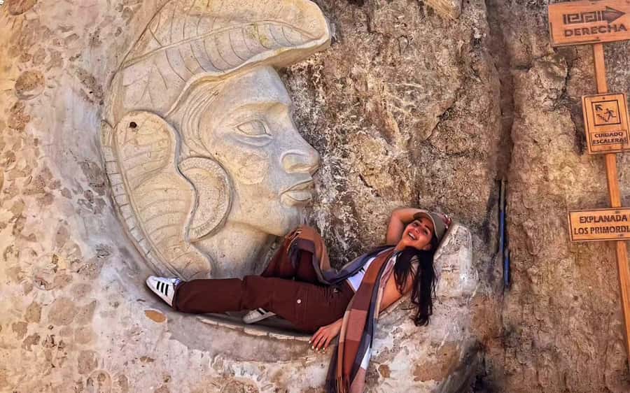 Cusco: Adobe of the gods on quad bikes tour - Arriving at Pachamama and the giant stone figures