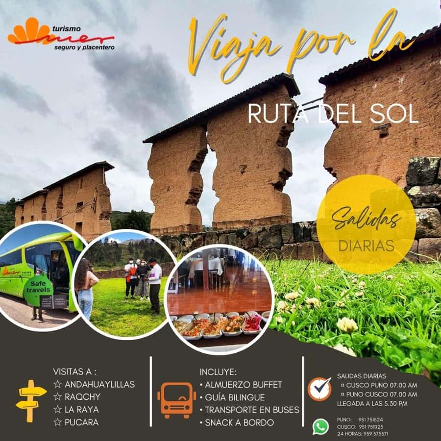 Cusco: Bus Turistico Puno Cusco con Tour y Buffet - What the $55 price really covers