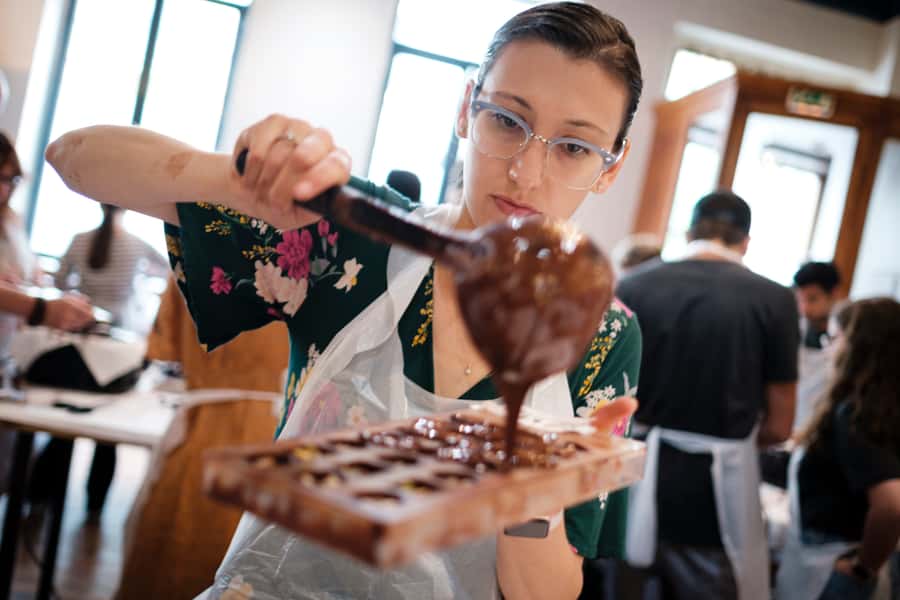 Cusco: Chocolate Workshop with the Best Local Organic Cacao - Choosing ganache, jam, nuts, and toppings