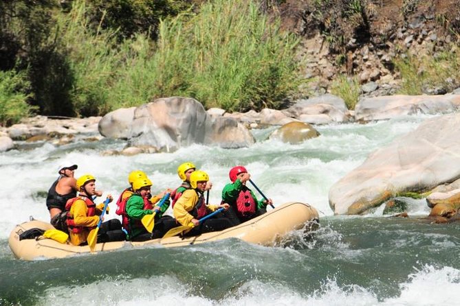 Cusco Rafting and Zipline Adventure - Lunch, hot water, and the camp finish