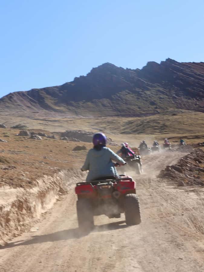 Cusco: Rainbow Mountain ATV Tour with Breakfast & Lunch - The 50-minute ride toward Rainbow Mountain