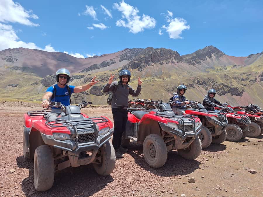 Cusco: Rainbow Mountain In Quad Bikes /walk 5 minutes/+meals - A 3:30 am start from central Cusco