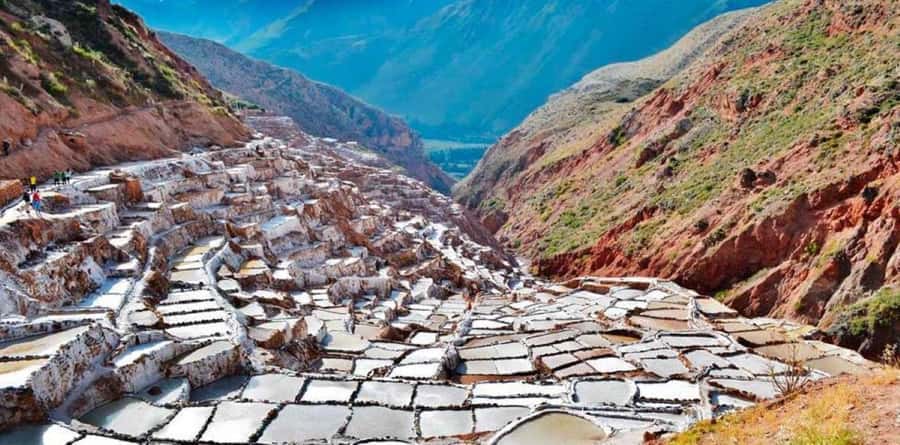Cusco: Sacred Valley + Maras and Moray - Chinchero combines weaving, Inca remains, and a colonial church