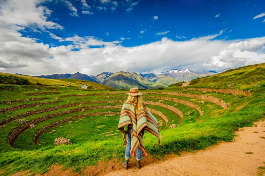 Cusco: Sacred Valley, Pisac, Ollantaytambo, Salt Mines Moray - Moray shows Inca farming in a striking natural bowl
