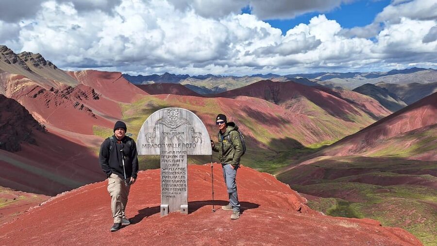 excursion to colorful mountain & red valley viewpoint cusco - A Short Walk to Red Valley