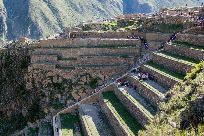 Excursion to Sacred Valley Full Day & Buffet Lunch |Group Tour| - Pisac: terraces, stonework, and the first major stop