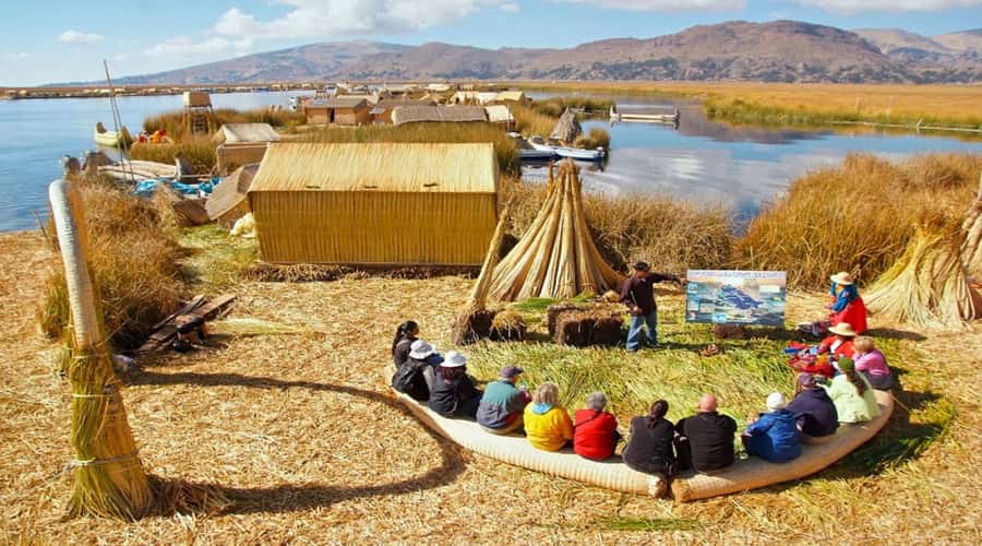 Floating Islands of the Uros - Two hours among the floating islands