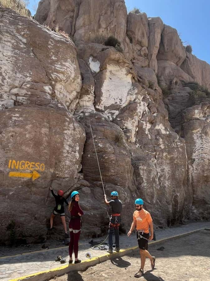 From Arequipa: Climbing in the Chilina Valley - The 10:00 am pickup and ride to the valley