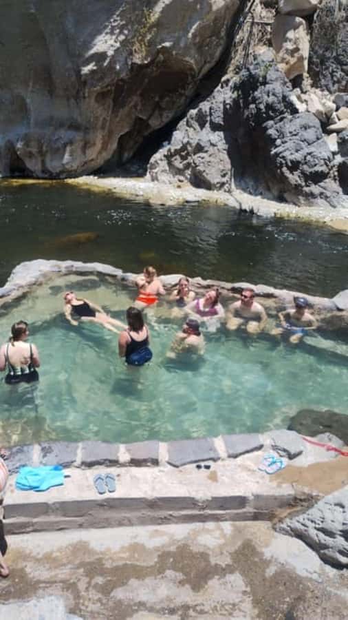 From Arequipa: Colca Canyon and Condor Watching Day Trip - Salt, white water, and Andean camelids