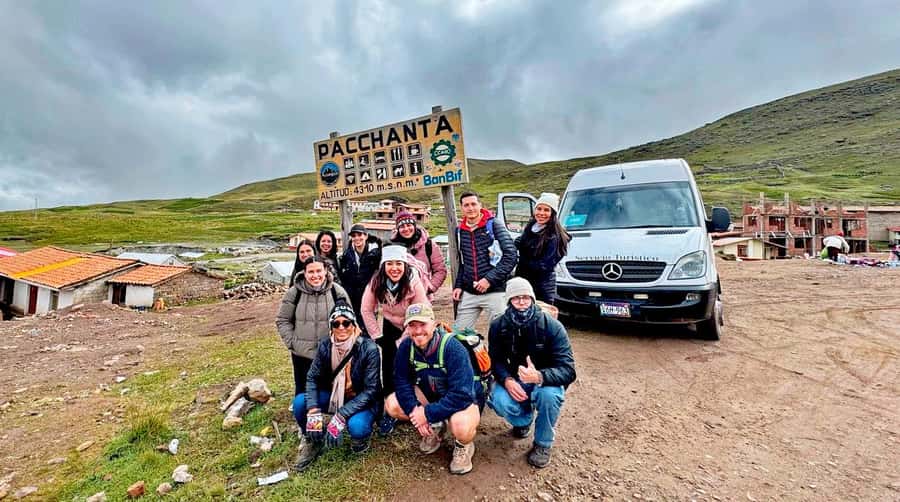 From Cusco: 7 Lakes Ausangate Trek with Breakfast and Lunch - Starting beneath a 6,384-meter mountain
