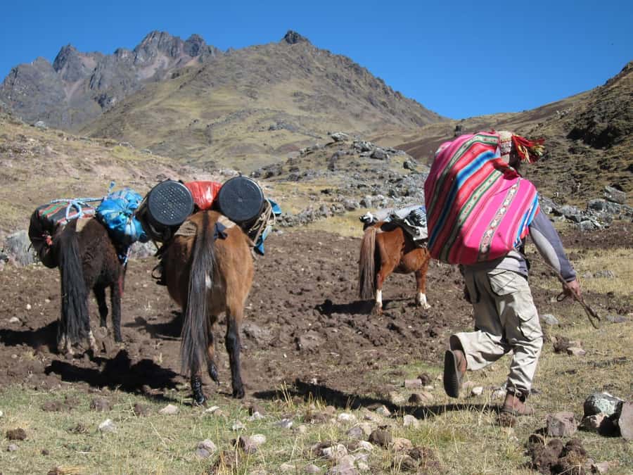 From Cusco: 7 Lakes Ausangate Trek with Breakfast and Lunch - Returning to Pacchanta for lunch