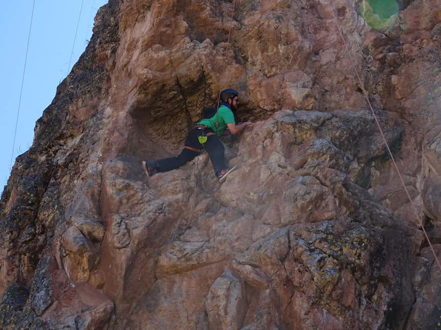 From Cusco: Balcony of the Devil Rock Climbing - The view from 3,750 meters