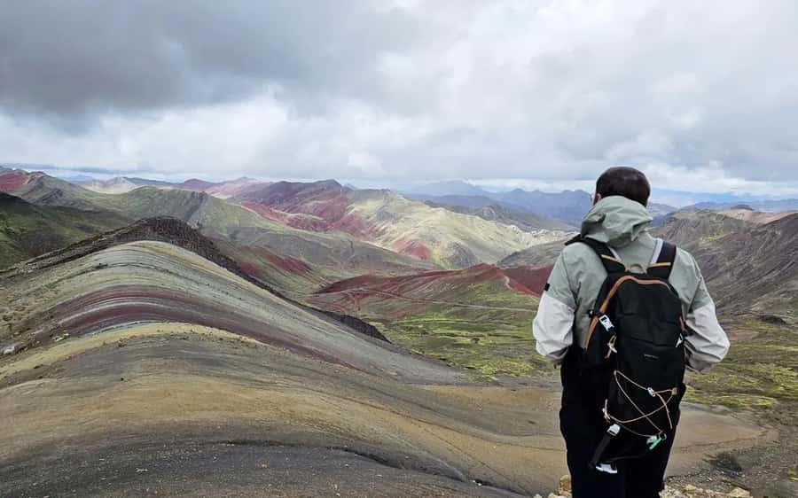 From Cusco: Full day Palccoyo Mountain tour - Three mountains, Red Valley, and Ausangate views
