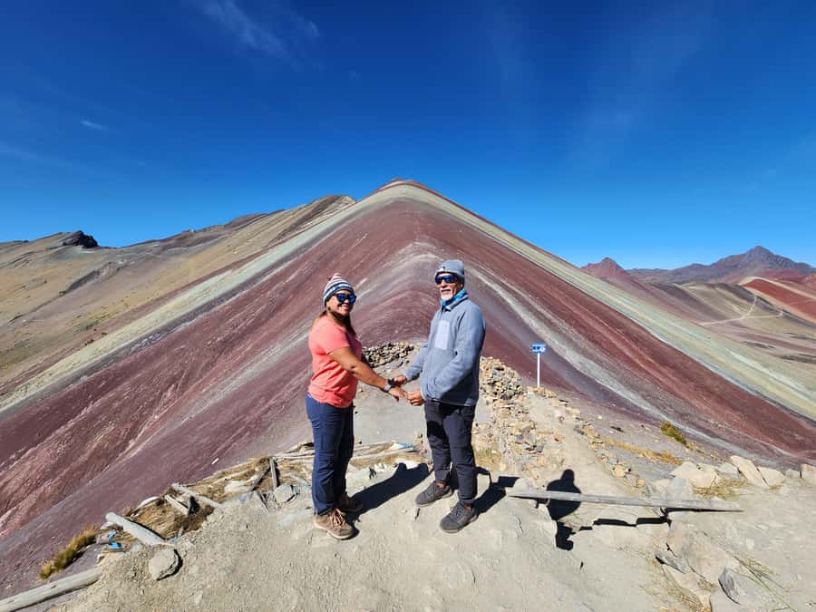 From Cusco: Full Day Tour to Vinincunca Rainbow Mountain - The 1.5-hour climb to the viewpoint