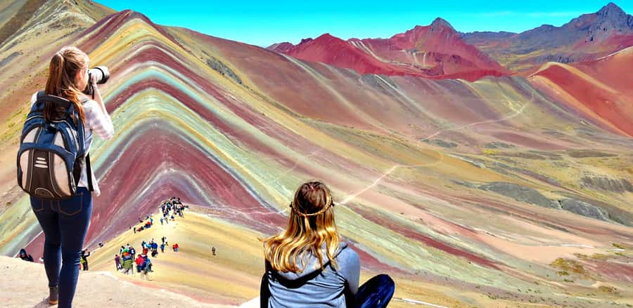 From Cusco: Guided Trip to Rainbow Mountain (6:30am option) - The 1.5-hour climb from Chillihuani