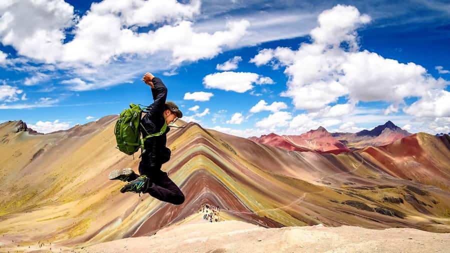 From Cusco: Guided Trip to Rainbow Mountain (6:30am option) - Reaching Vinicunca and the striped mountain