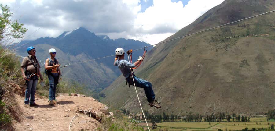 From Cusco: Half-Day Zip Line Adventure - About 90 minutes of active time