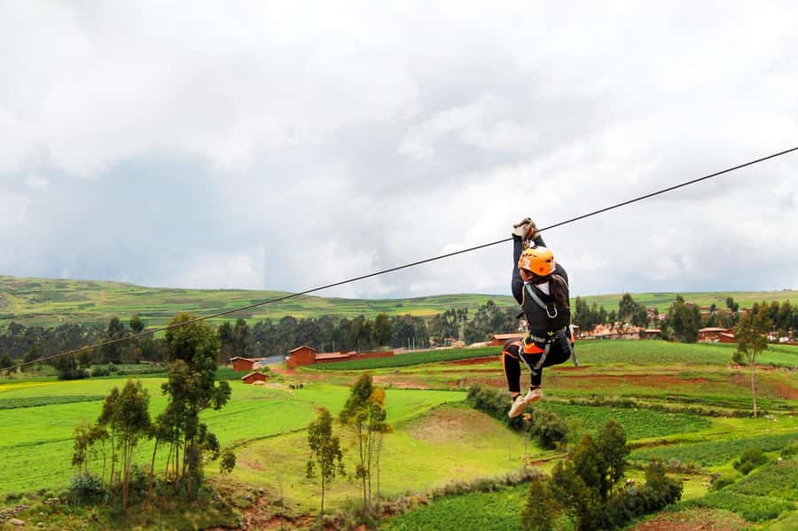 From Cusco: Half-Day Zip Line Adventure - The second cable brings the speed