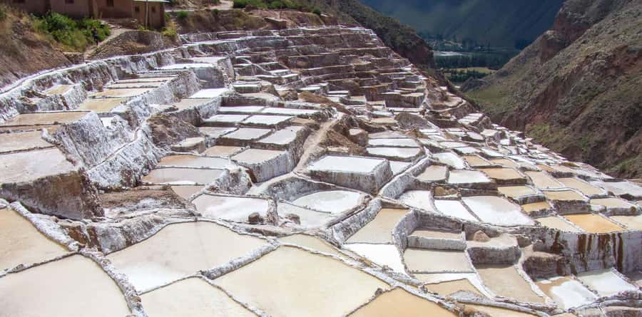From Cusco: Moray, Maras, and Salt Mines Half-Day Tour - Moray at 3,450 meters: terraces built for farming