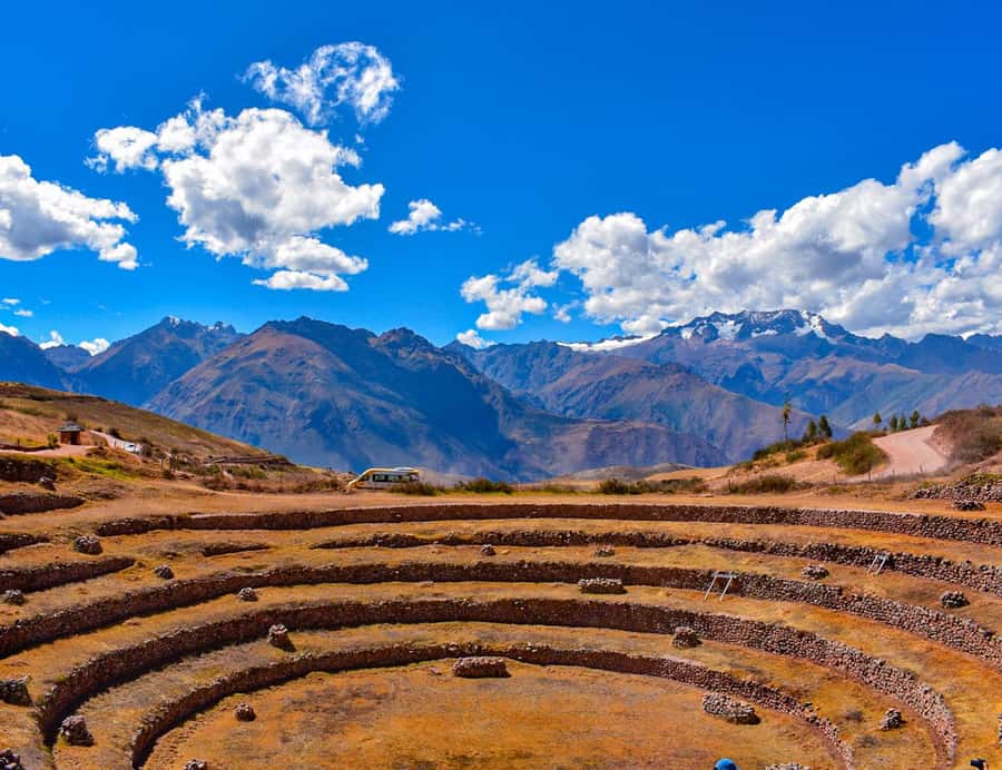 From Cusco: Moray, Maras Salt Mines & Chinchero Weavers Tour - Maras village and the shorter shopping stop