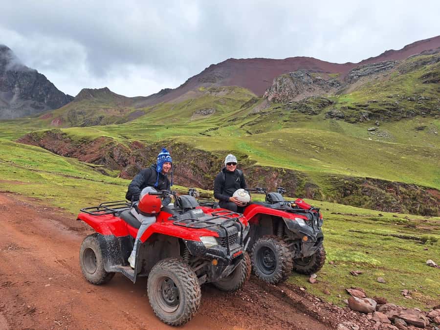 From Cusco: Mountain of colors and red valley on ATVs - Lunch, the return ride, and the real length of the day