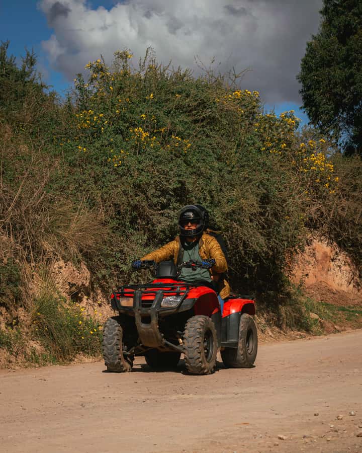 From Cusco: Quad bike tour Moray and Salt Mines - The 15-minute ATV lesson matters
