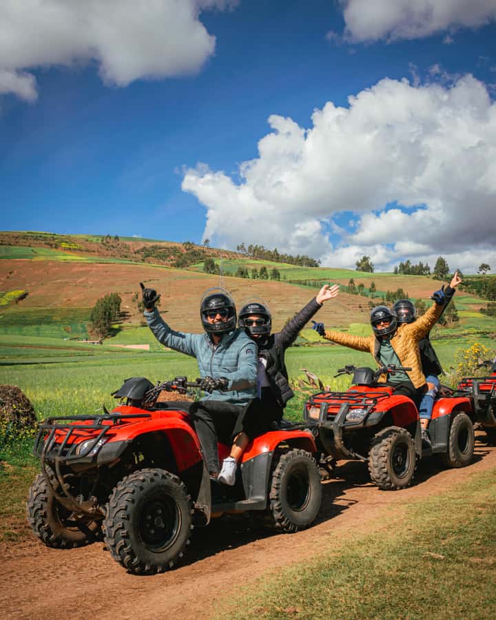 From Cusco: Quad bike tour Moray and Salt Mines - Riding to Moray through the Sacred Valley