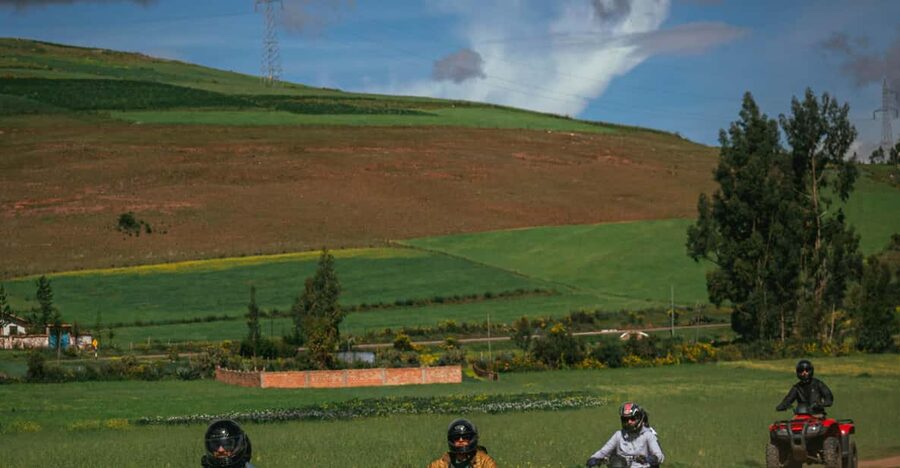 From Cusco: Quad bike tour Moray and Salt Mines - The van transfer to Maras