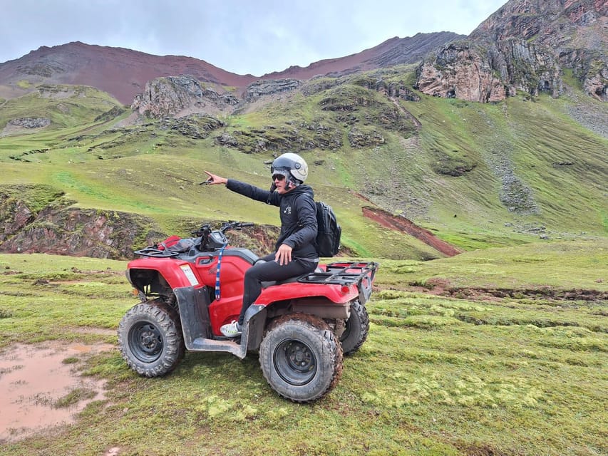 From cusco: Rainbow Mountain ATV Tour with meals - Altitude, cold, and riding ability