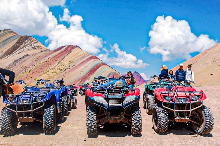From Cusco: Rainbow Mountain in ATV Quad Bikes + meals - Reaching Vinicunca without the full hike