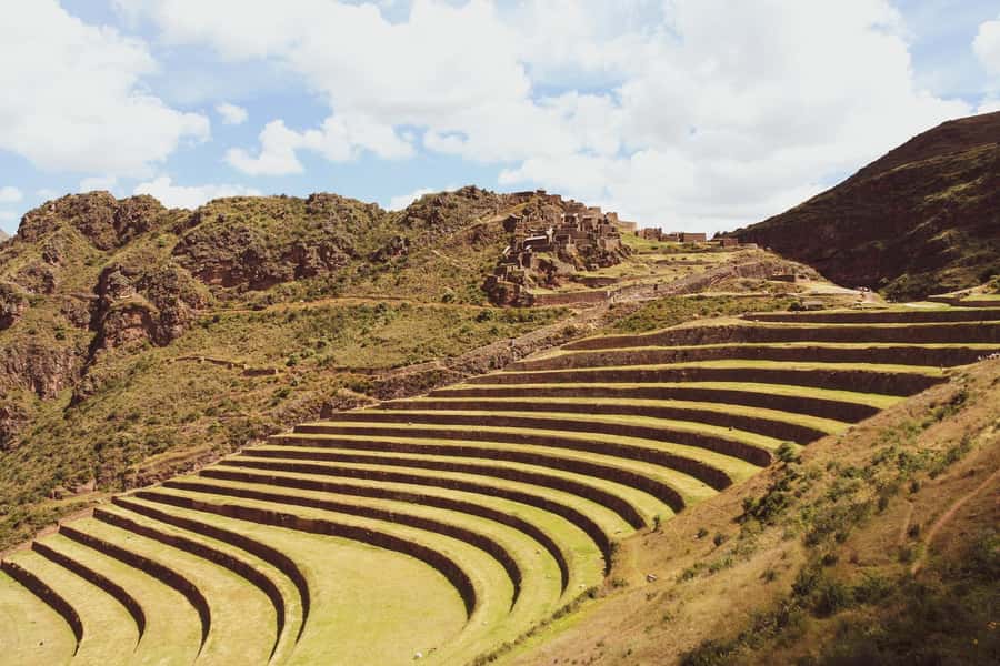 From Cusco: Sacred Valley ending in Ollantaytambo and Lunch - Following the Urubamba River into the Sacred Valley