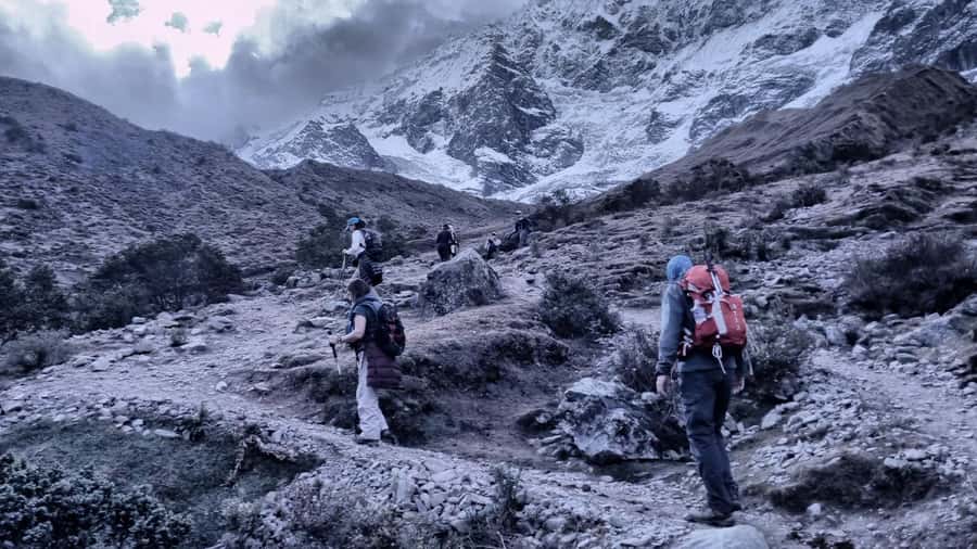 From Cusco: Salkantay trek 5 days/4 nights meals included - What you carry, and what the horses carry