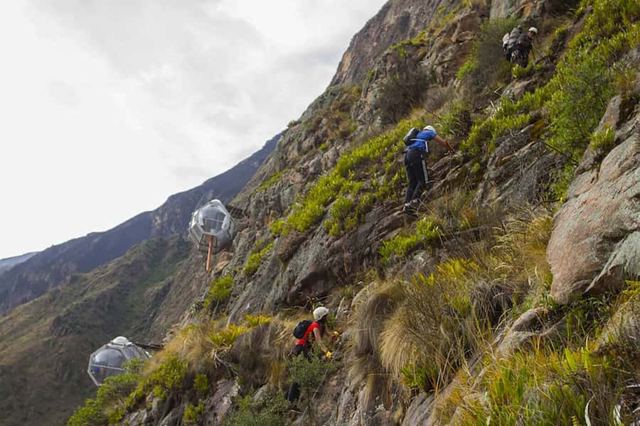 From Cusco: Via Ferrata and Sky Lodge Zipline - What the Via Ferrata Actually Feels Like