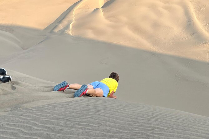 From Huacachina: Sunset buggy and sandboarding - Sandboarding on more than one slope