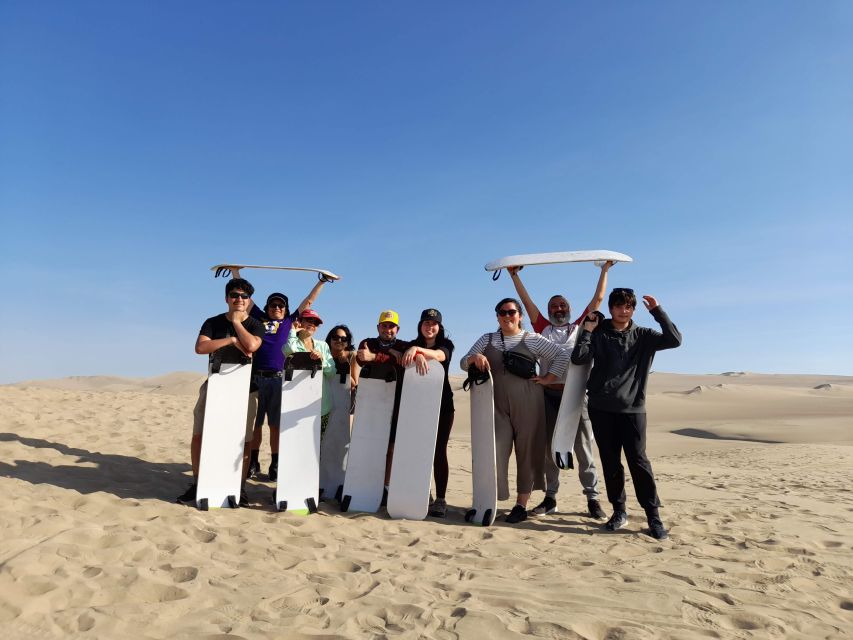 From Lima: Ballestas Islands, Huacachina with buggy Economic - Pisco, local wine, and lunch near Ica