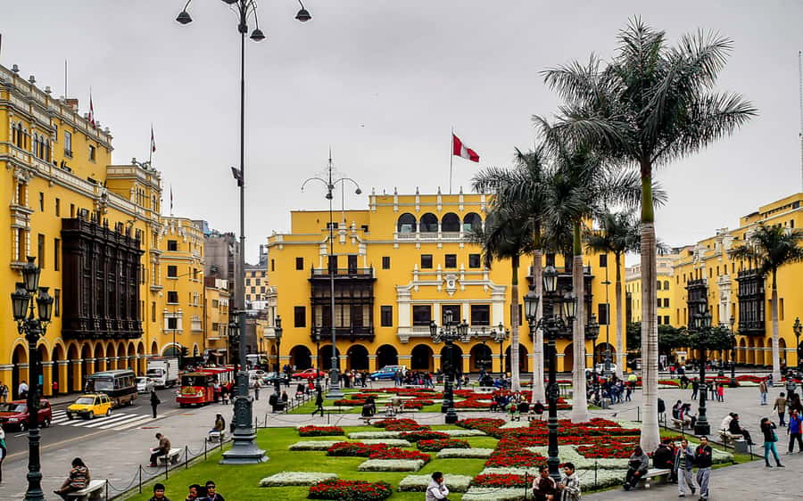 From Lima: City Tour with Catacombs & Pachacamac Inka Ruins - Plaza San Martín and Lima’s republican face
