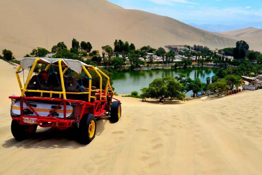 From Lima: Full Day Tour (Paracas + Huacachina) - Ballestas Islands from the Chaco dock