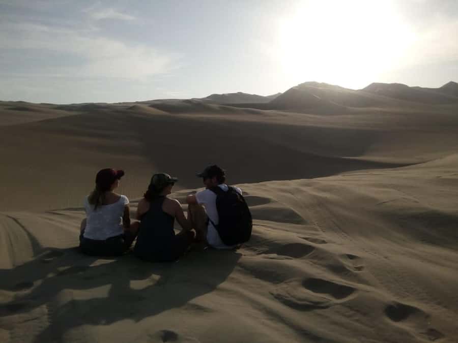 From Lima: Huacachina Oasis Tour, Winery & Desert Sunset - The V8 buggy ride across the sand